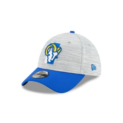 Los Angeles Rams Gorra | New Era Official NFL Training 39thirty Stretch Fit Cap Mexico - Azules